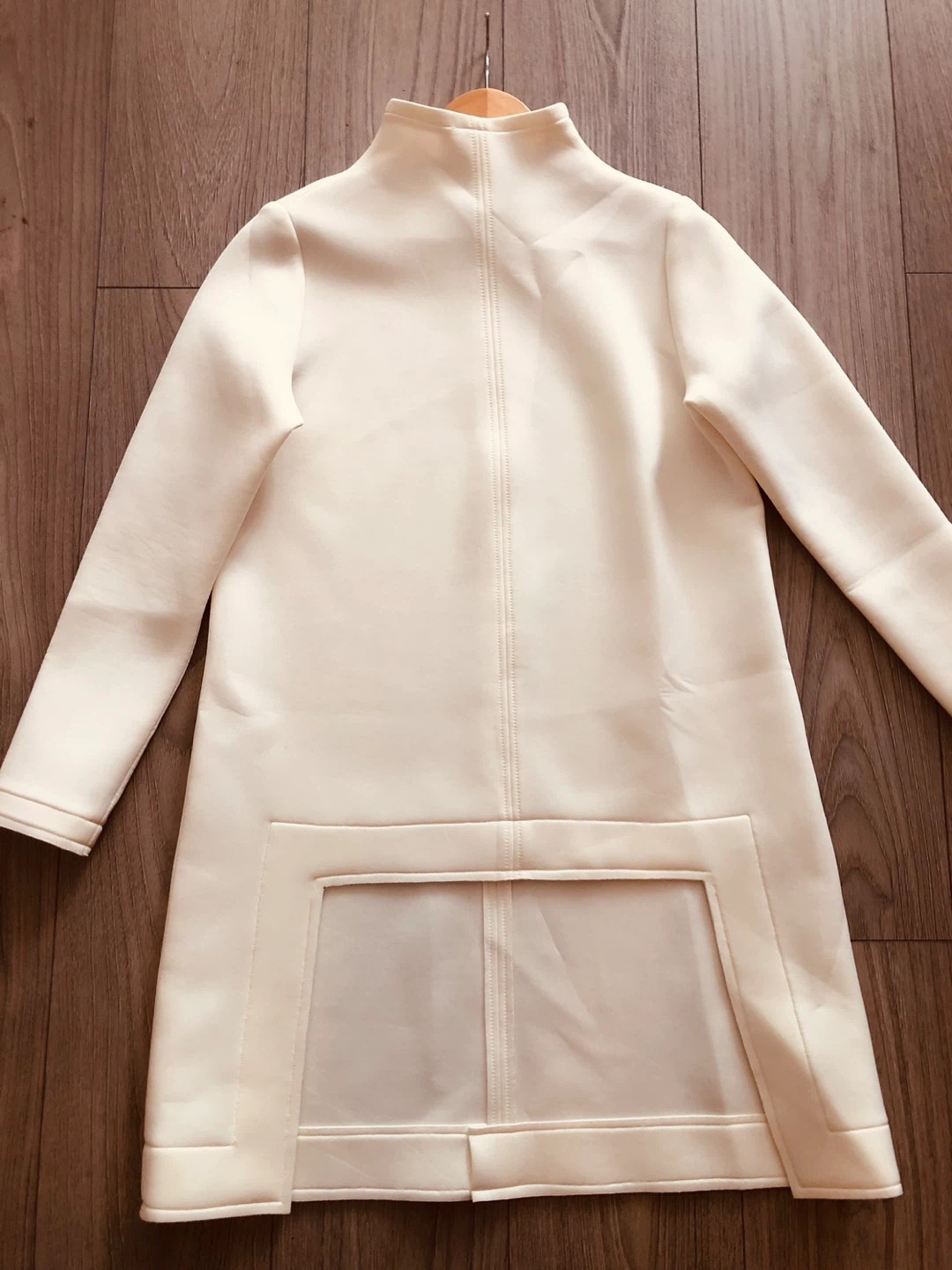 Stunning Sculptural Cream Tunic by Dot.