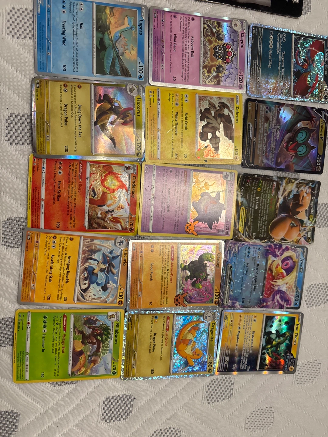 Assorted Pokémon Trading Cards