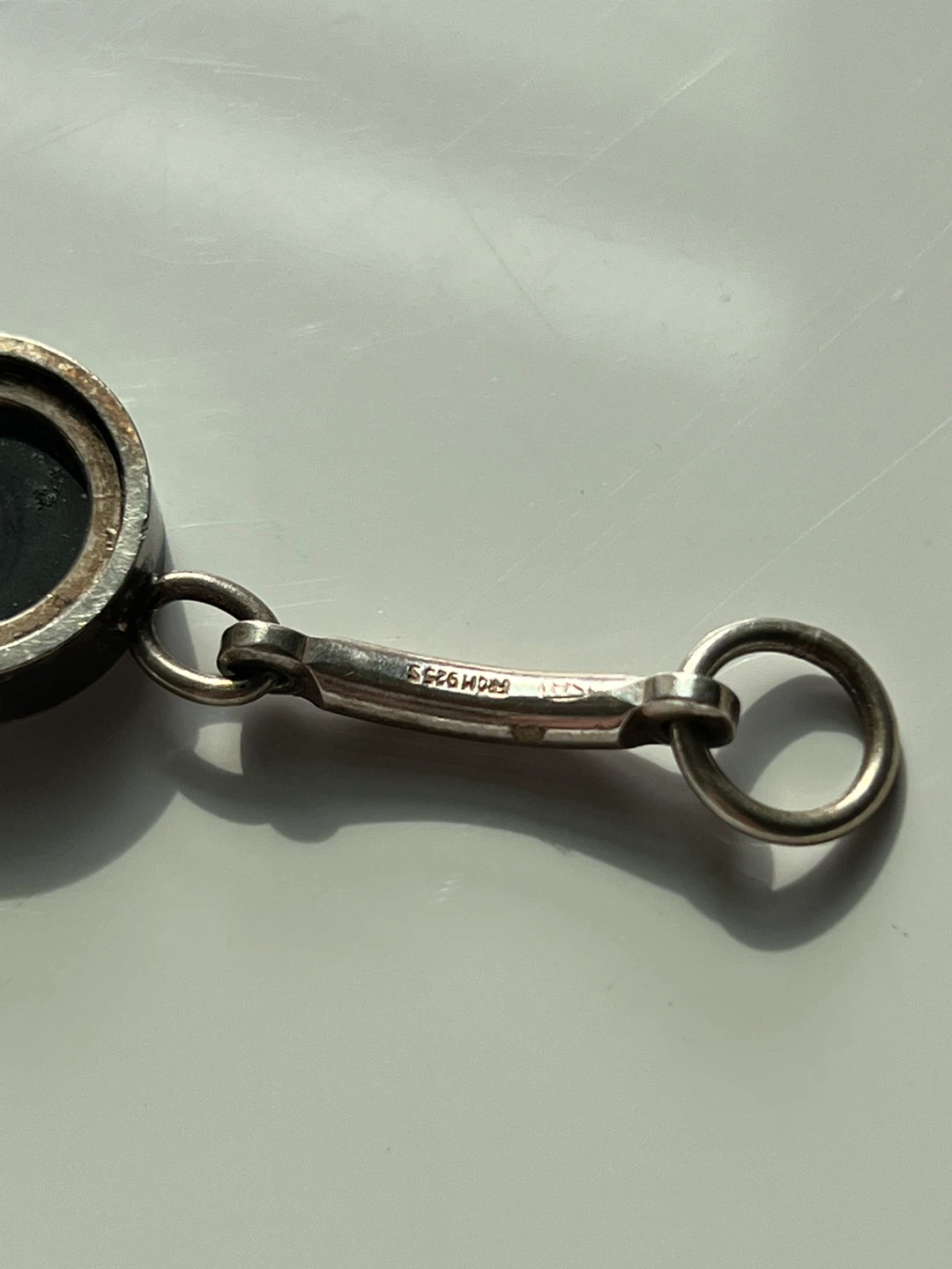 Vintage Silver and Black Stone Bracelet - photo 3