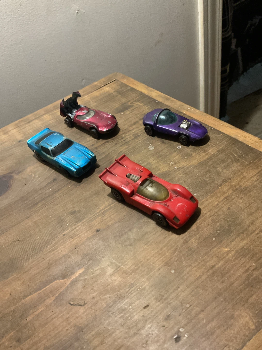 Lot of 4 Hot Wheels Toy Cars