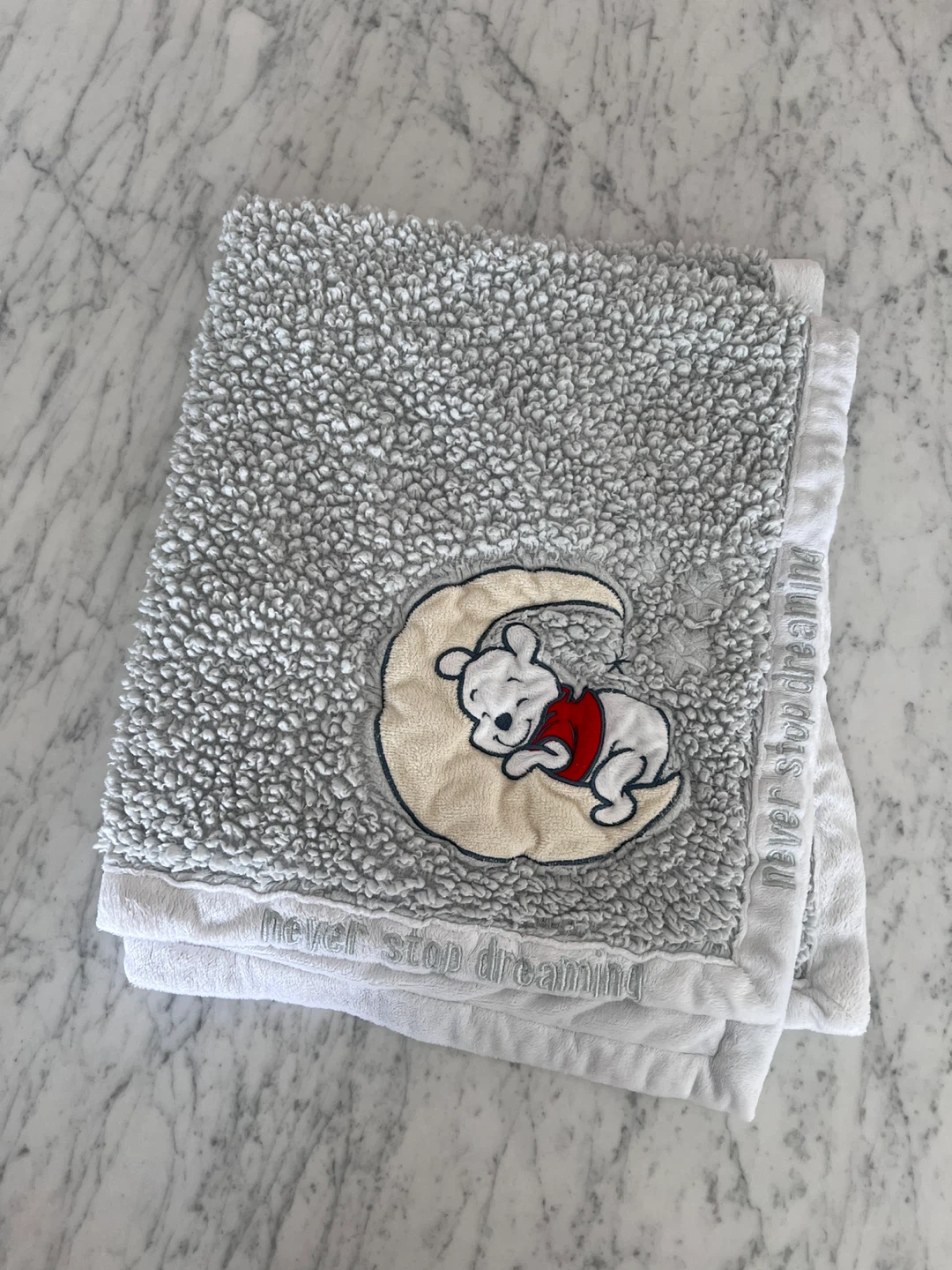 Baby blanket-Winnie the Pooh "Never Stop Dreaming" Blanket