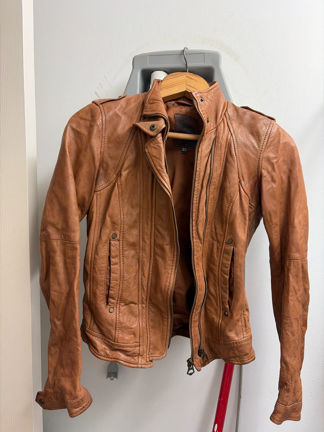 Brown Pleather Jacket