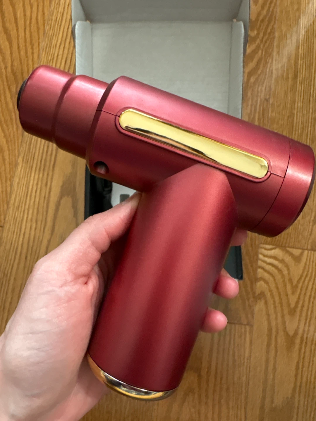 Red Massage Gun with Attachments - photo 4
