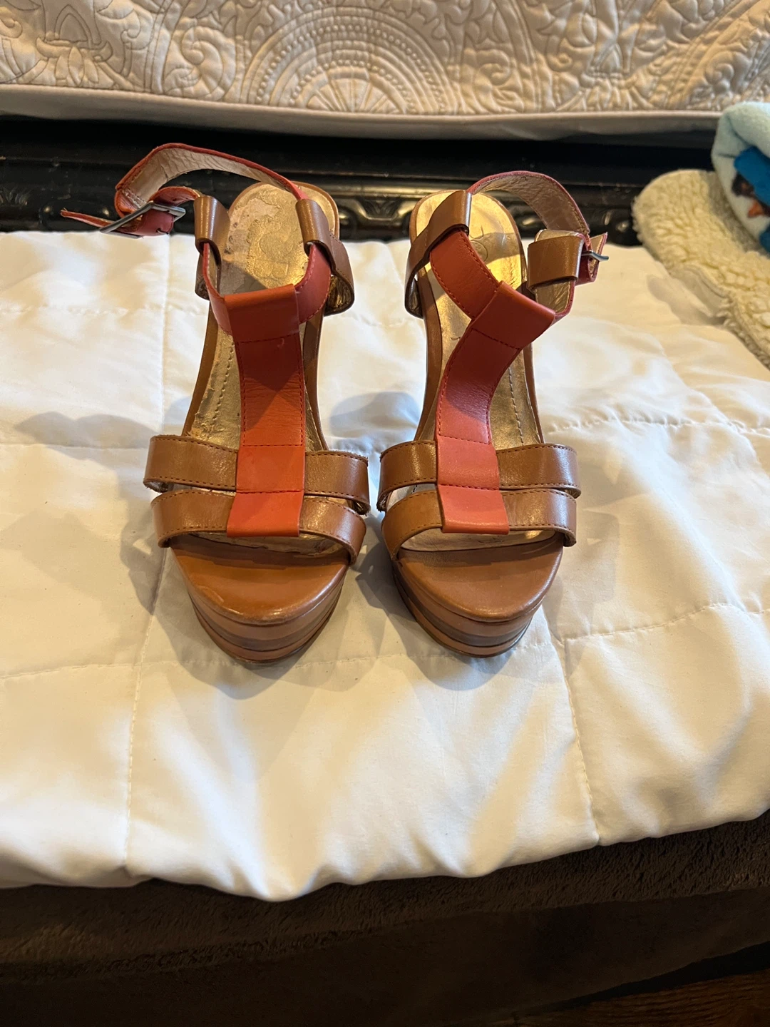 BcbGeneration Women's Strappy Platform Heels