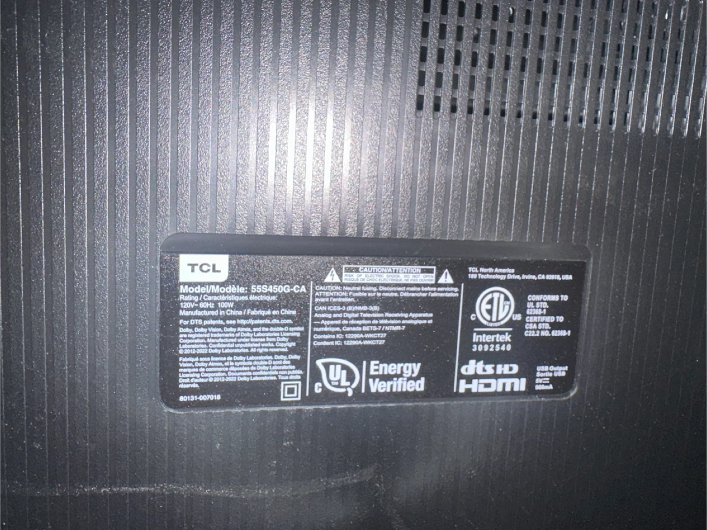 TCL 55" 4K UHD Smart TV - photo 3