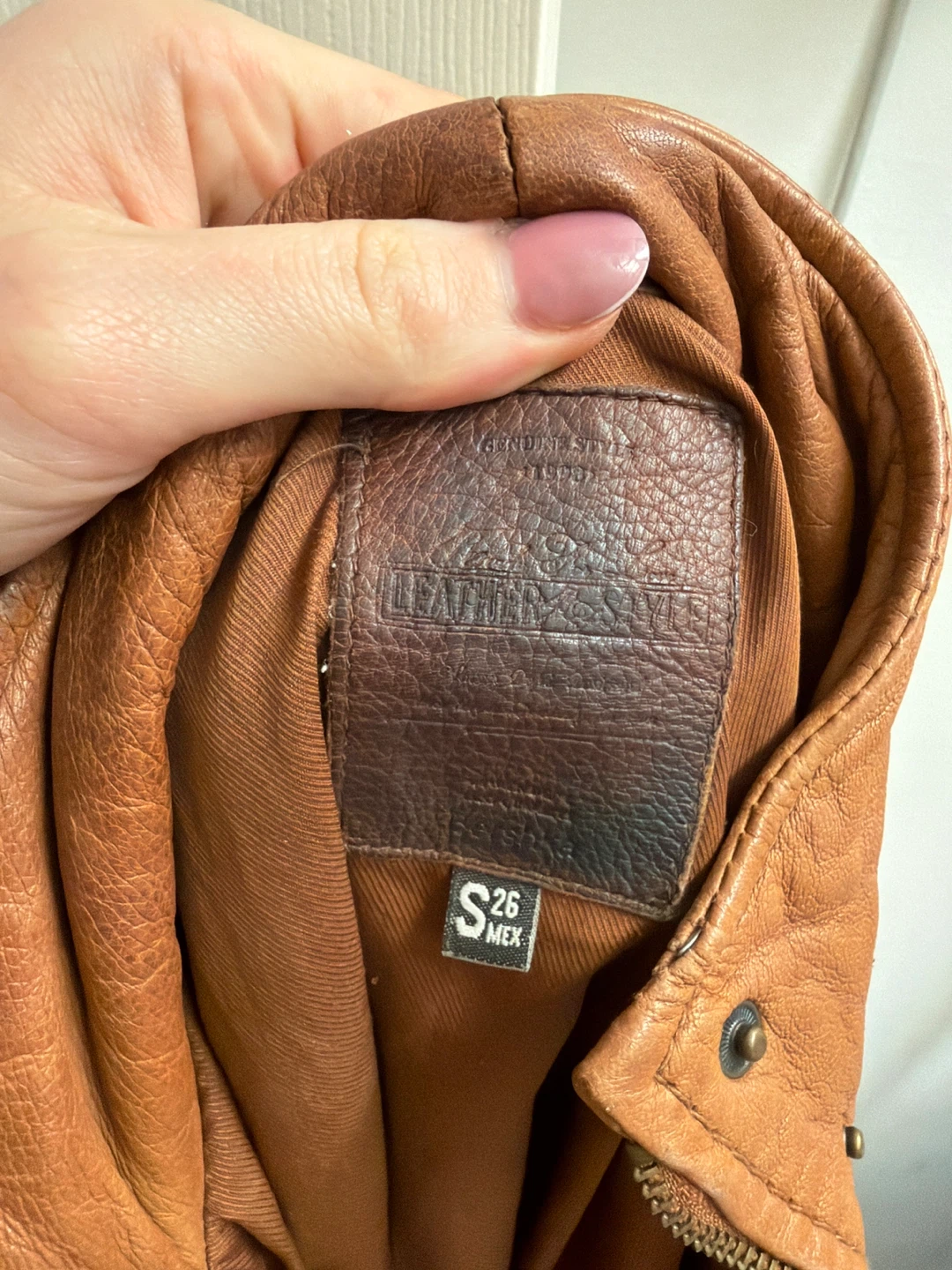 Brown Pleather Jacket - photo 4