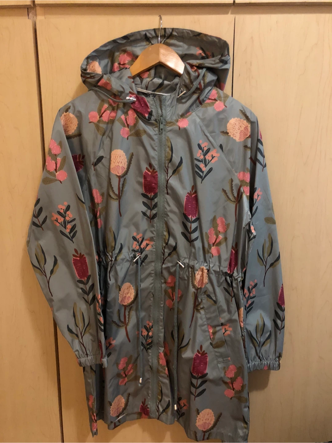 Princess Highway Floral Rain Jacket - Size S
