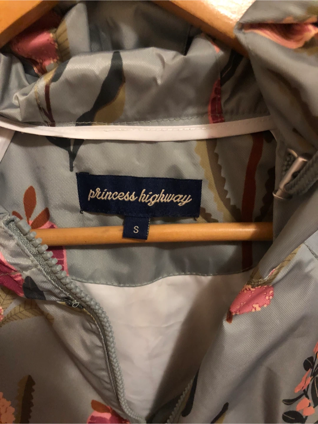 Princess Highway Floral Rain Jacket - Size S - photo 2