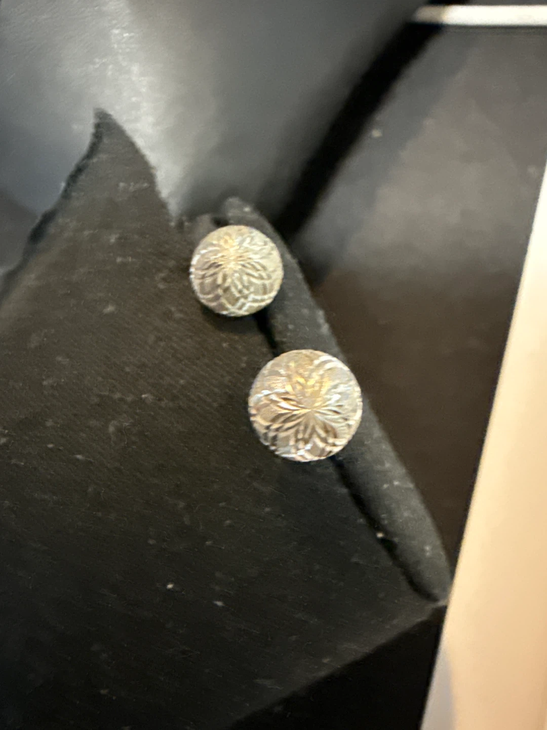 Silver-tone Stud Earrings