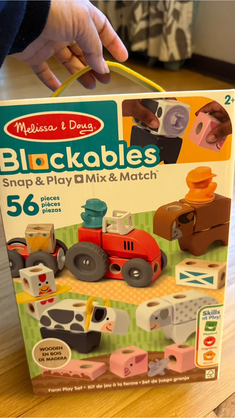 Brandnew  Blockables Farm Play Set Snap Mix & Match - photo 4