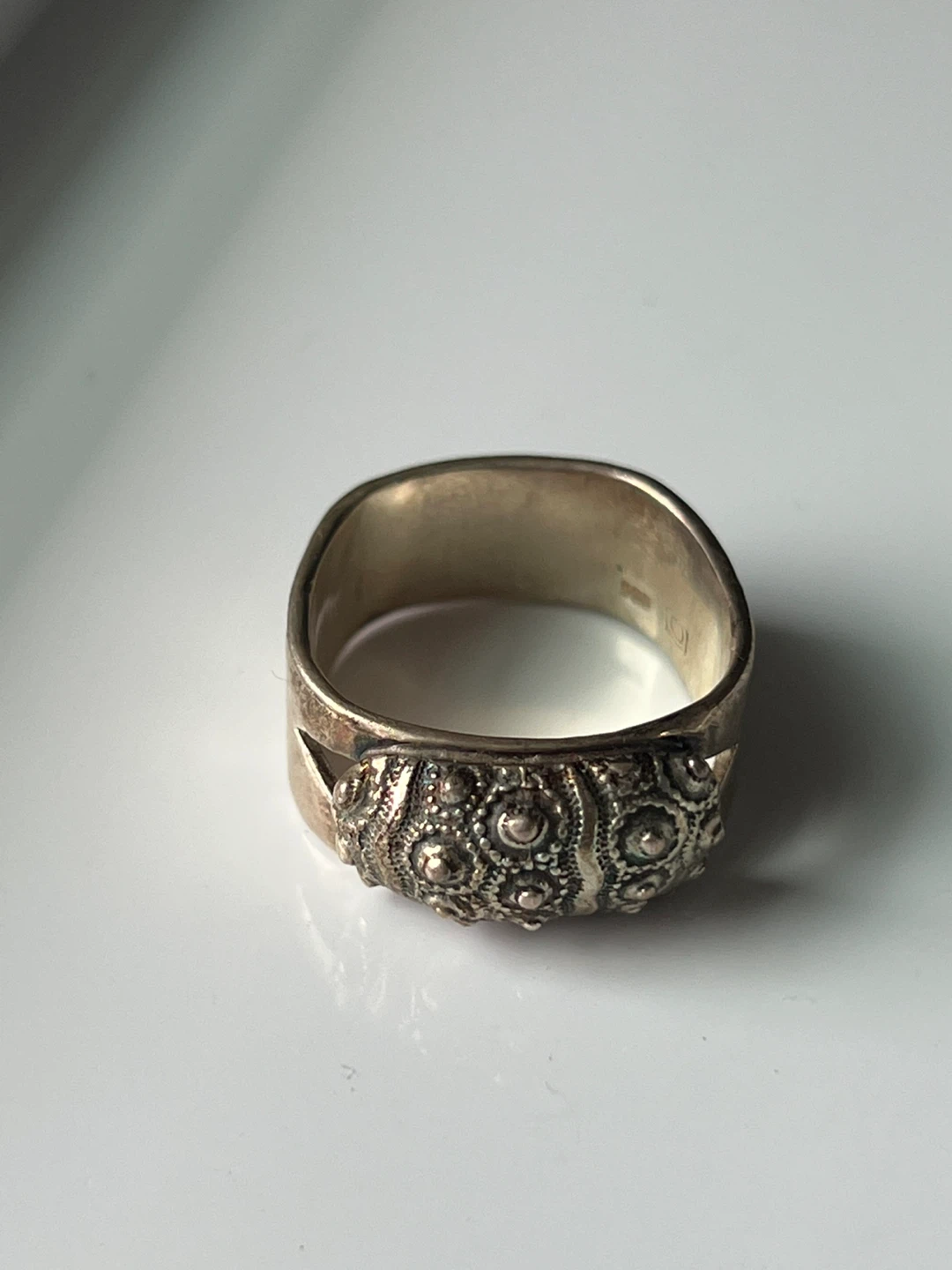 Sculptural Silver Ring - photo 2