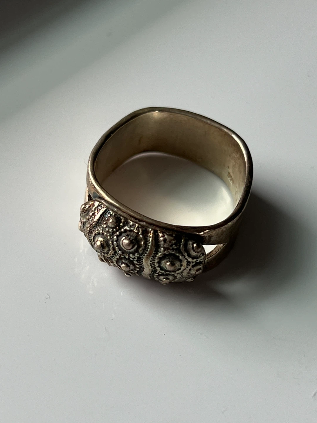 Sculptural Silver Ring