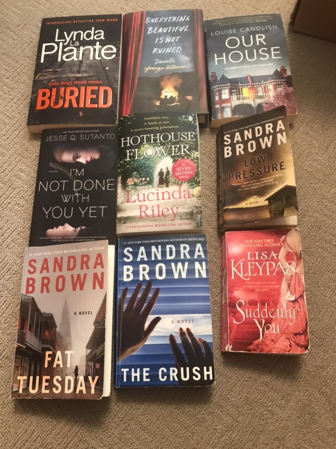 Lot if 9 books