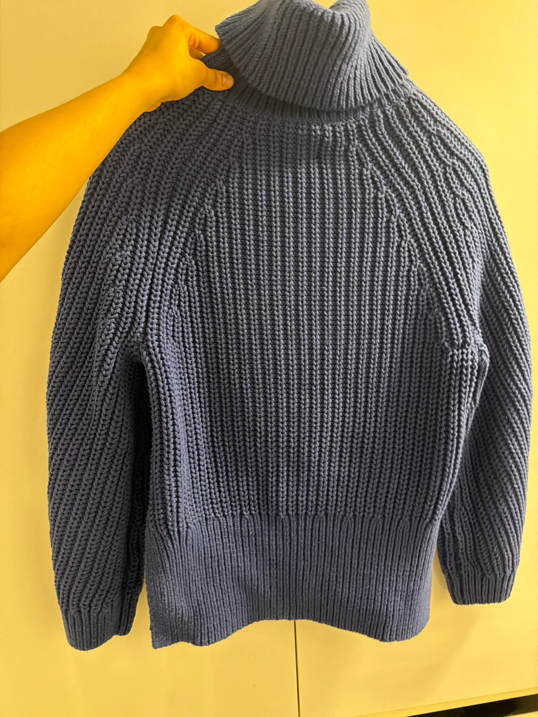 Roots Blue Knit Turtleneck Sweater - 2XS