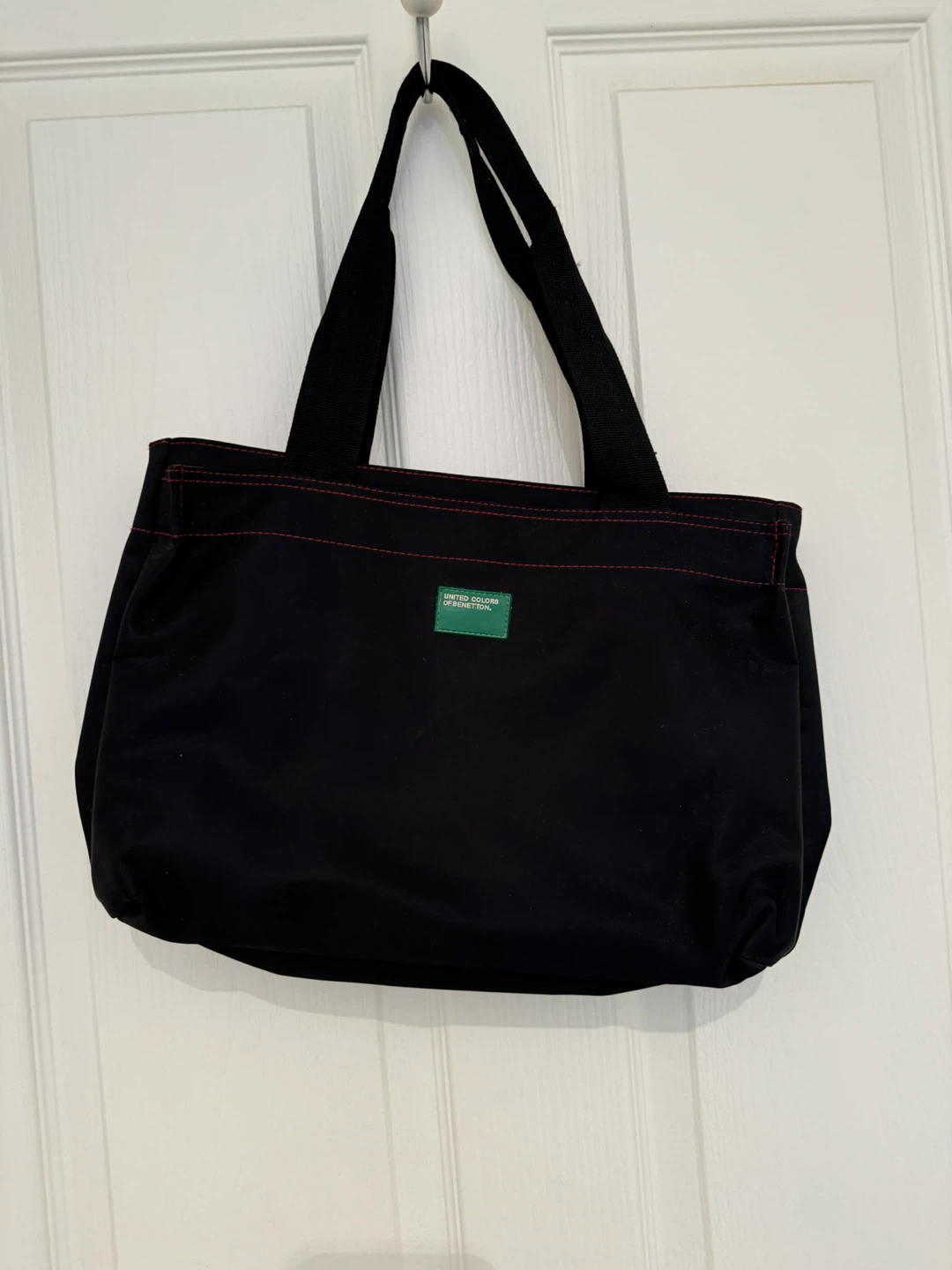 United Colors of Benetton Black Tote Bag