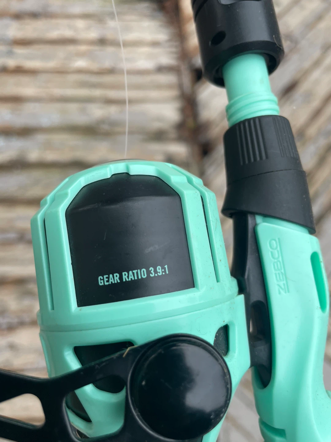 Zebco Fishing Rod and Reel Combo - Teal - photo 2