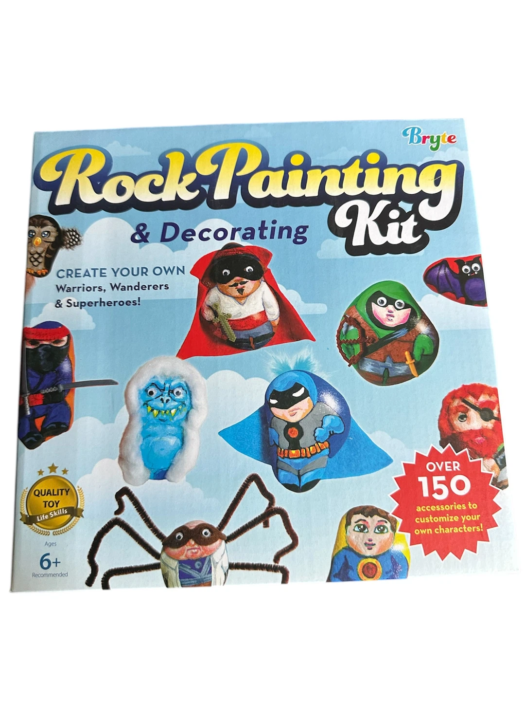 Bryte Rock Painting & Decorating Kit For Kids 6+