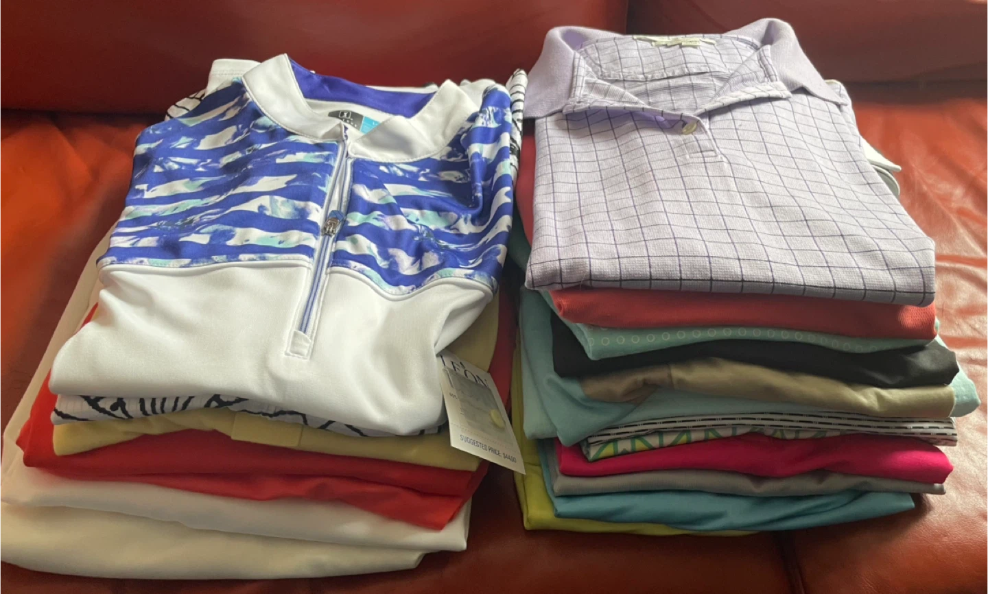 Lot of 19 Ladies Golf Shirts