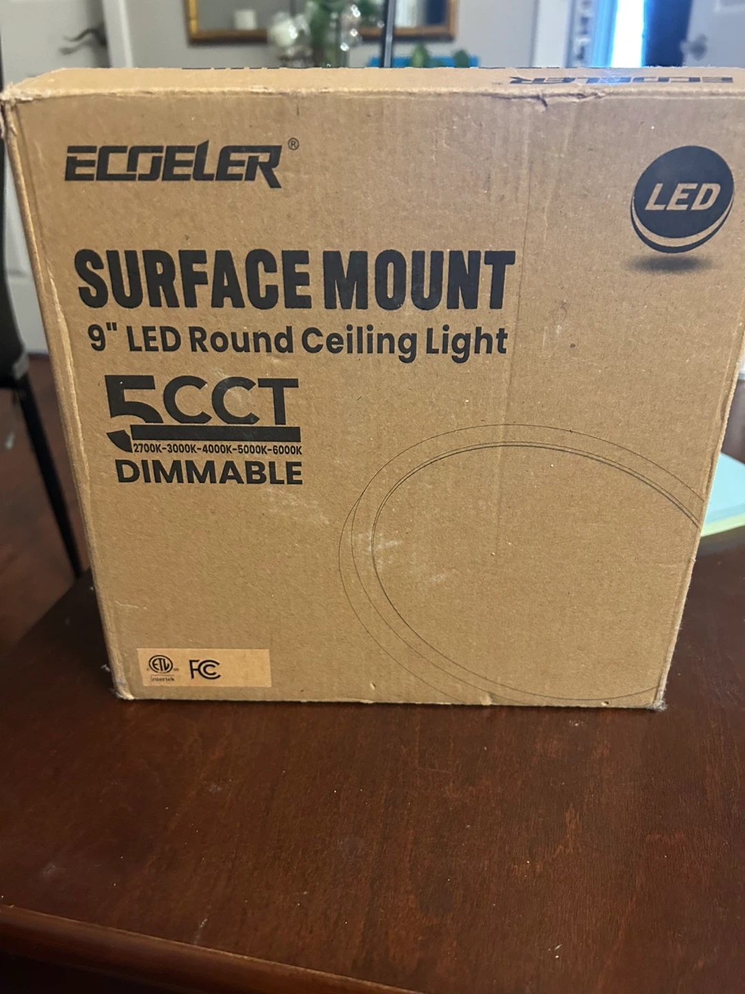 ECOLEER 9" LED Round Ceiling Light