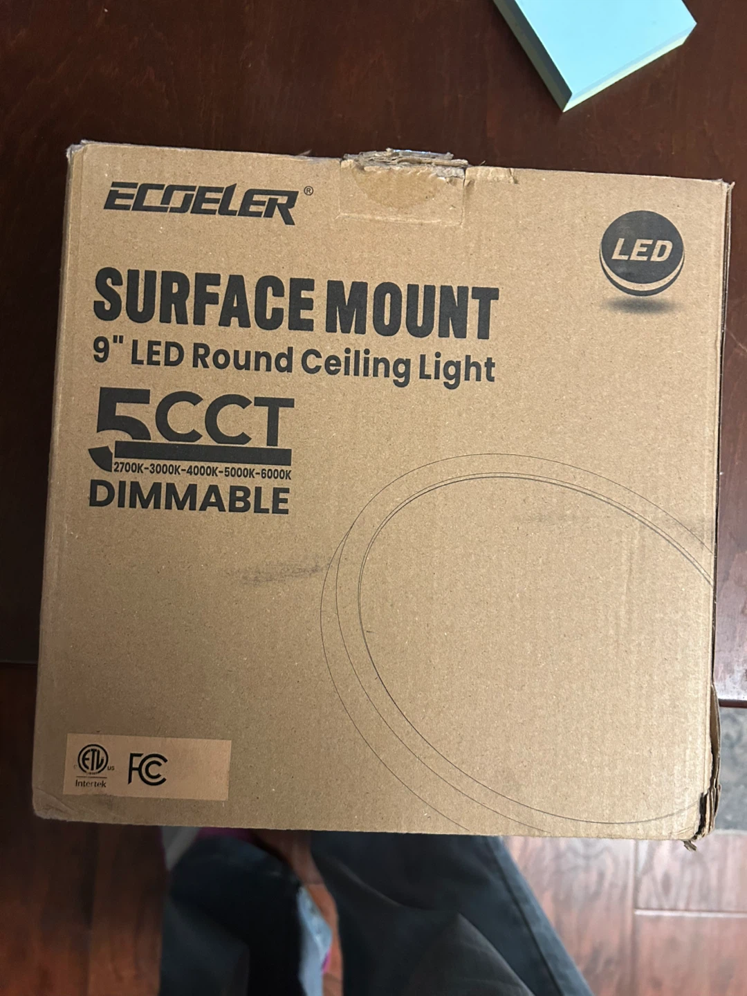ECOLEER 9" LED Round Ceiling Light - photo 4