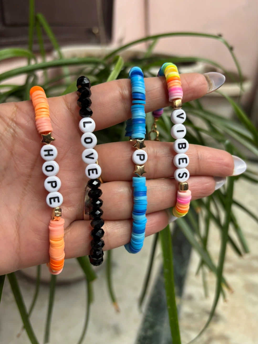 Set of 10 Colourful Beaded Bracelets - photo 3