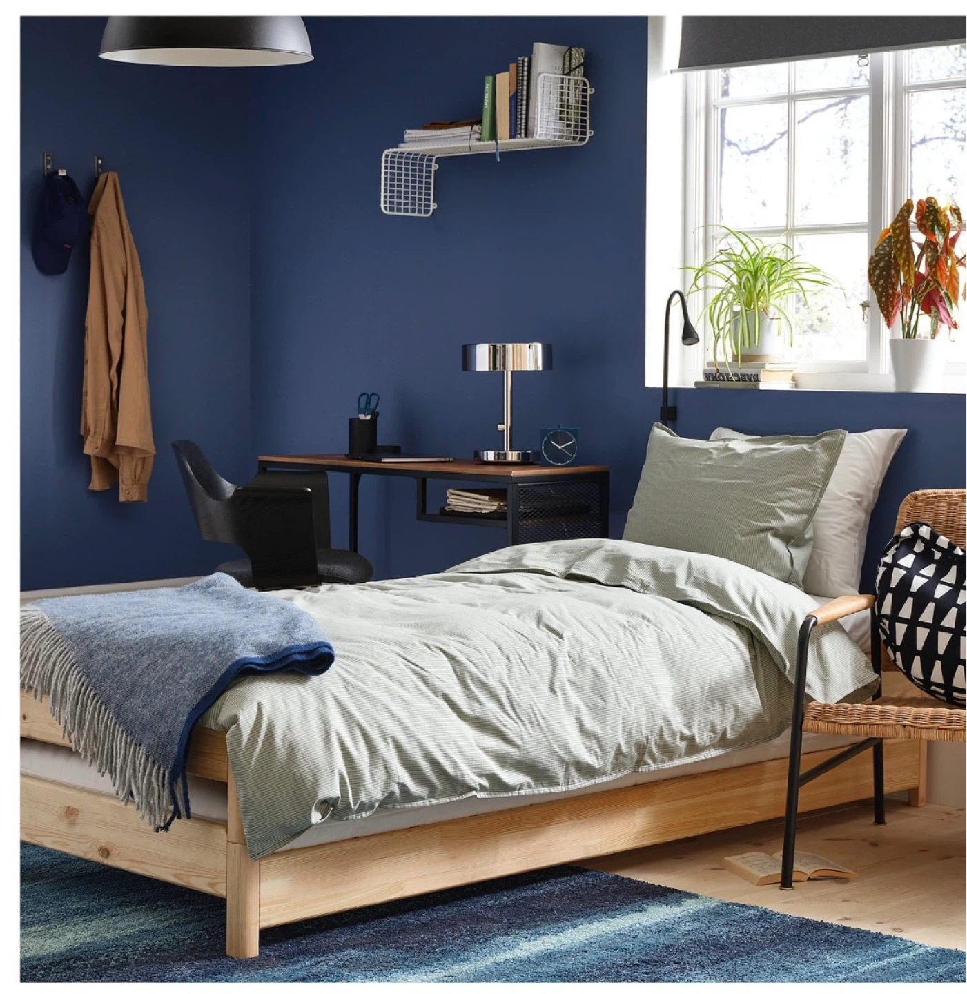 IKEA: UTÅKER - Stackable Bed with 5 Inch Gel Foam Mattress