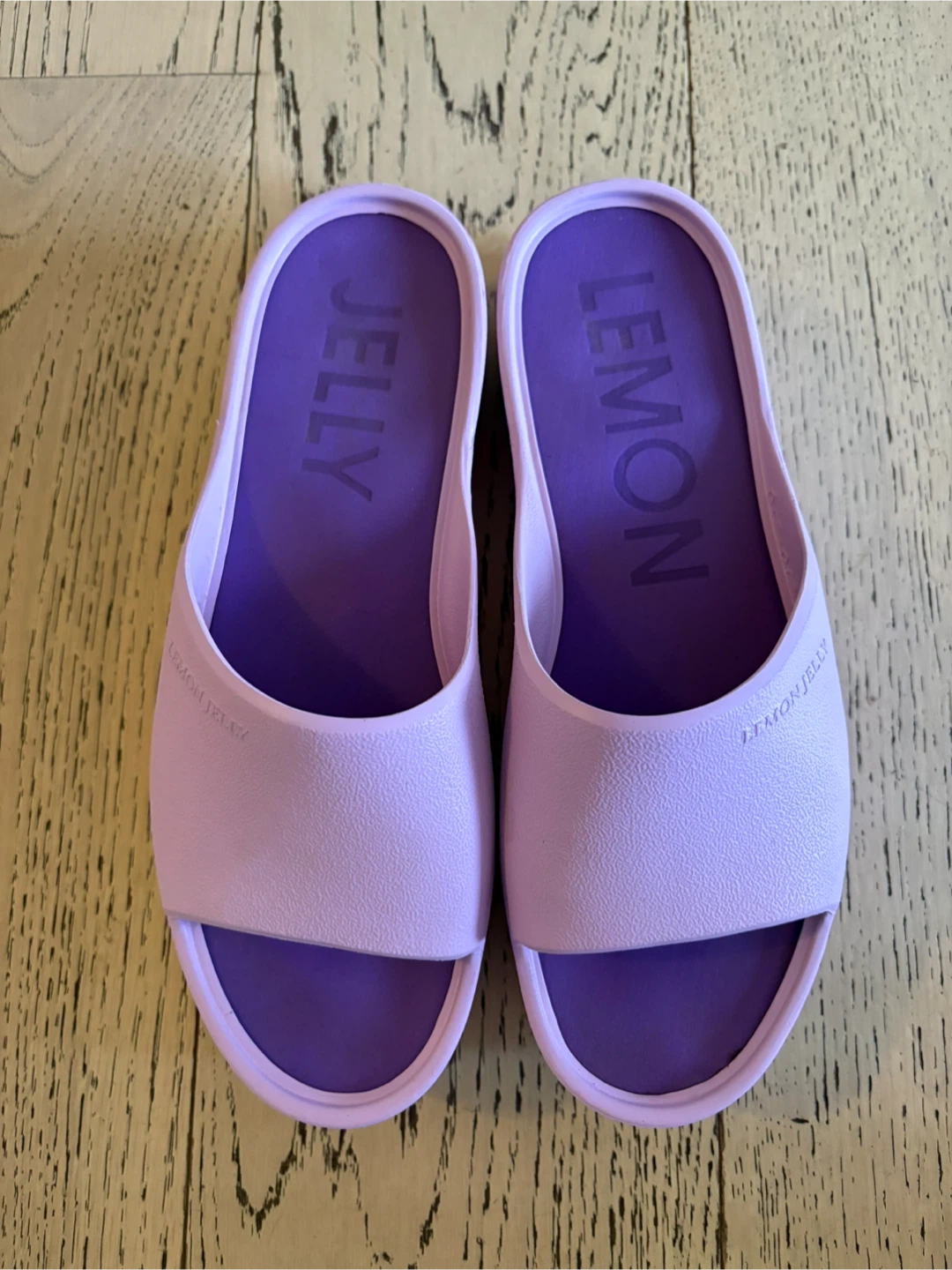 Lemon Jelly Sunny Platform Slides - Size 9 - photo 3