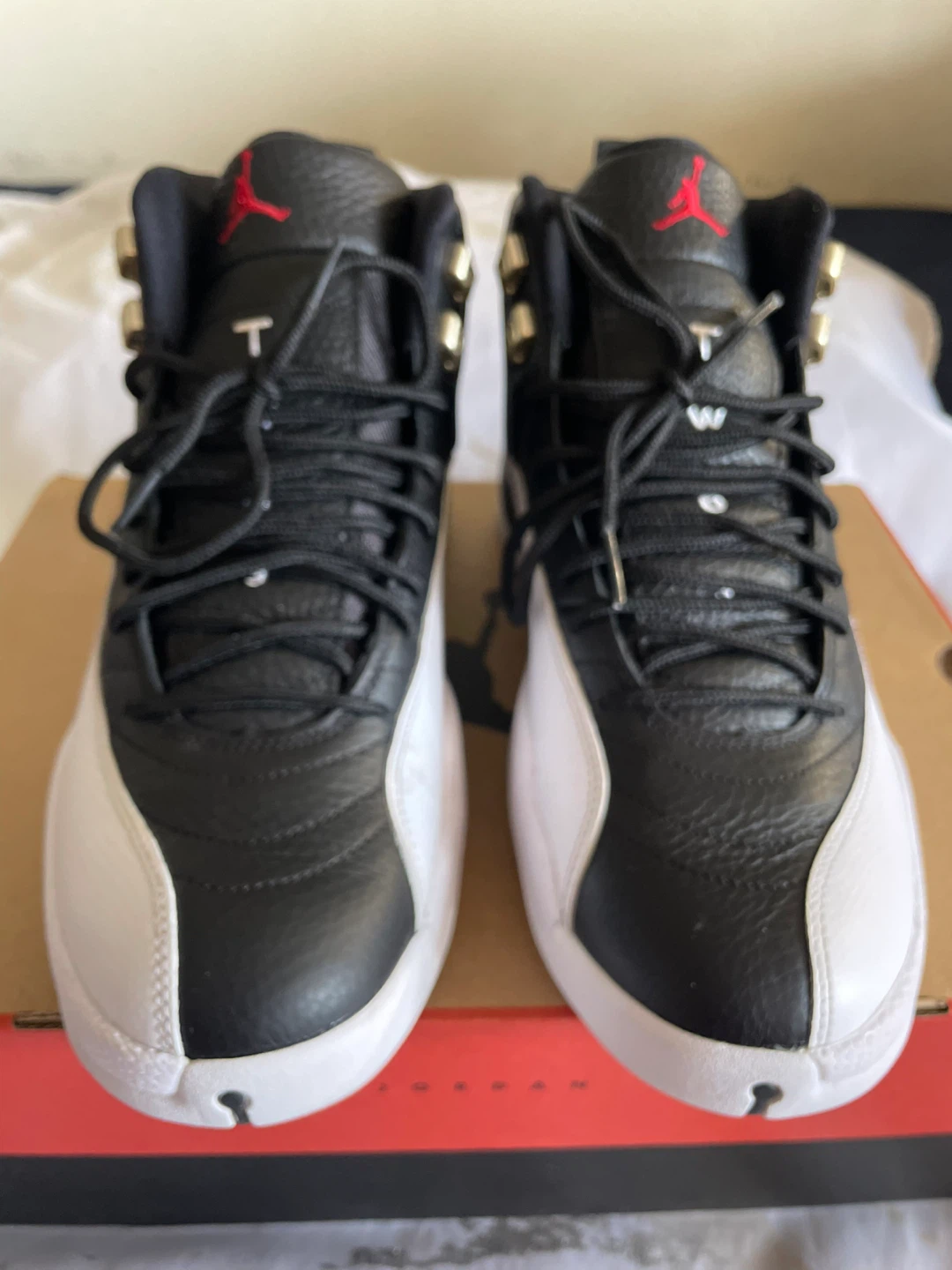 Air Jordan 12 Retro Black/Varsity Red-White - photo 3