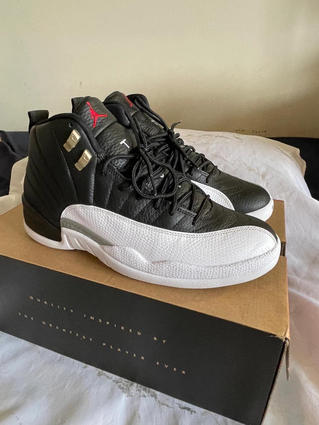 Air Jordan 12 Retro Black/Varsity Red-White