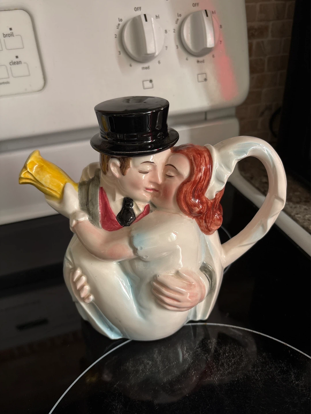 Tea Time Bride & Groom Teapot
