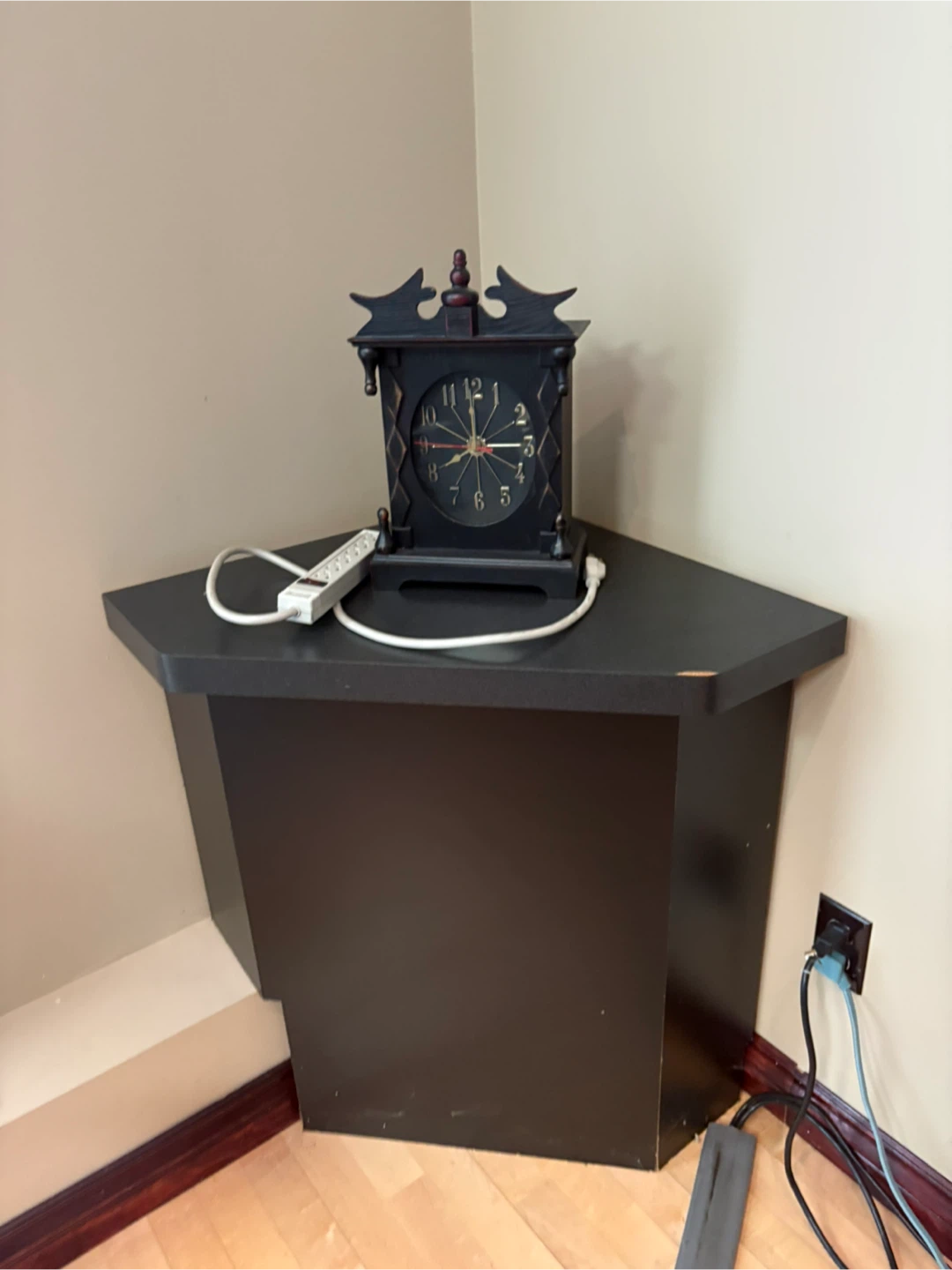 Black Decorative Mantle Clock