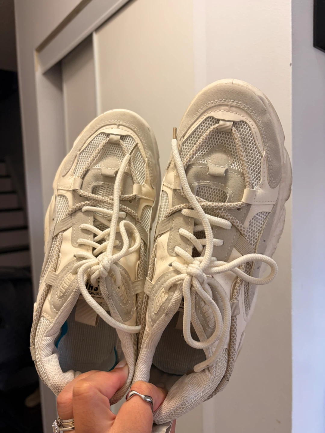 White and Grey FAP1987 Chunky Sneakers - photo 2