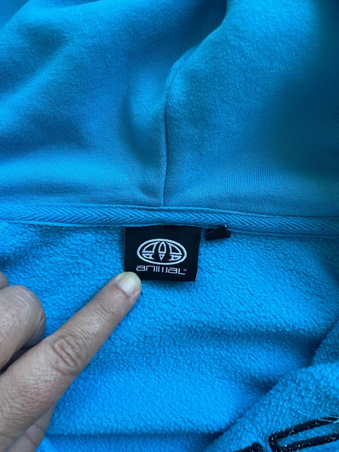 Animal Kids Blue Grey Zip-Up Hoodie 9-10 Years - photo 2