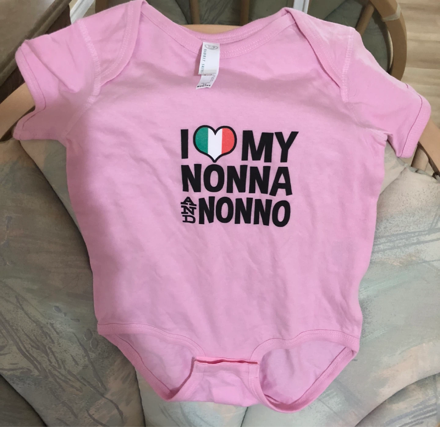 Baby Onesie "I Love My Nonna and Nonno" - photo 2