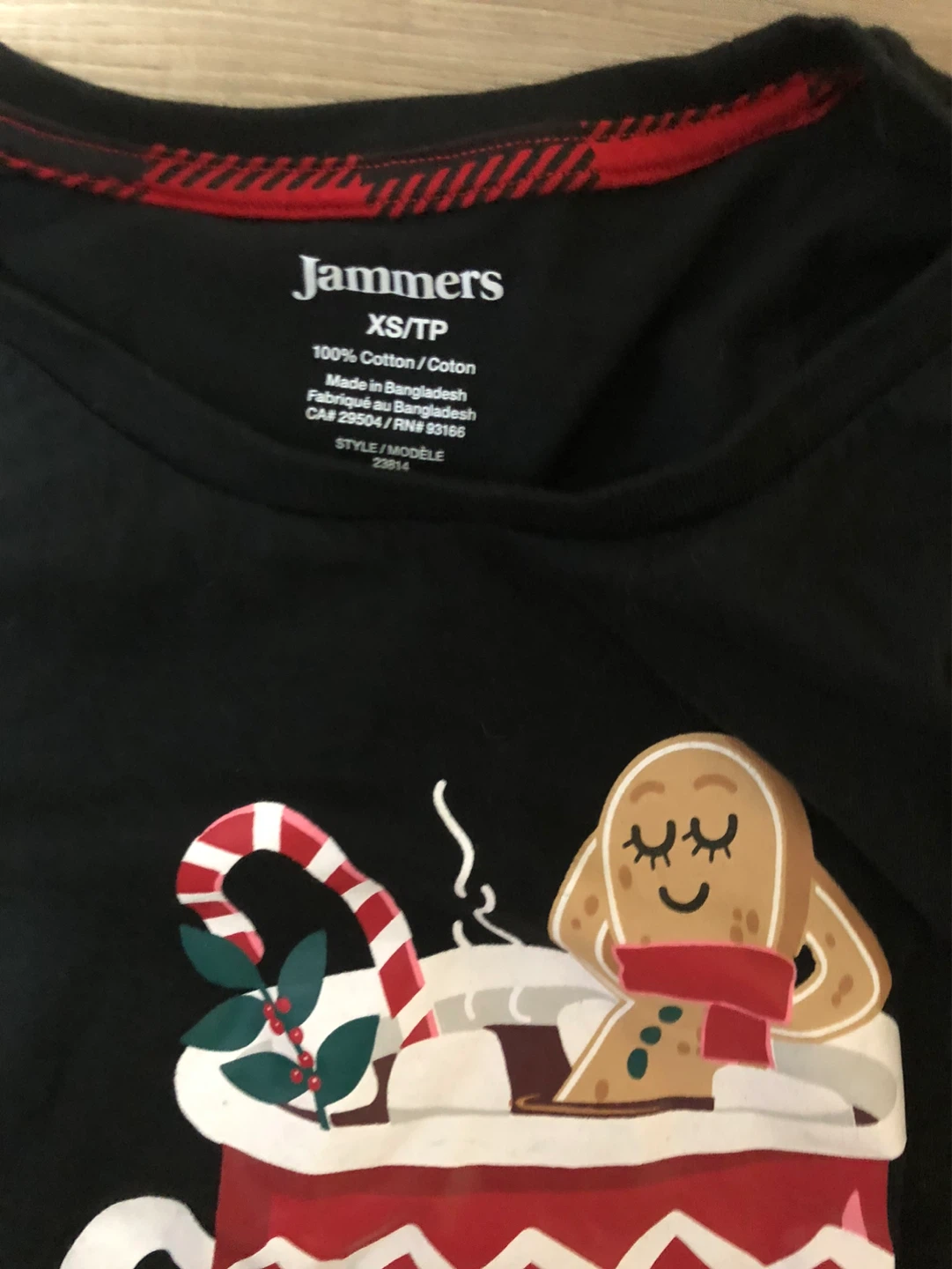 Jammers Black Christmas Pajama Set - XS/TP (4/5) - photo 3