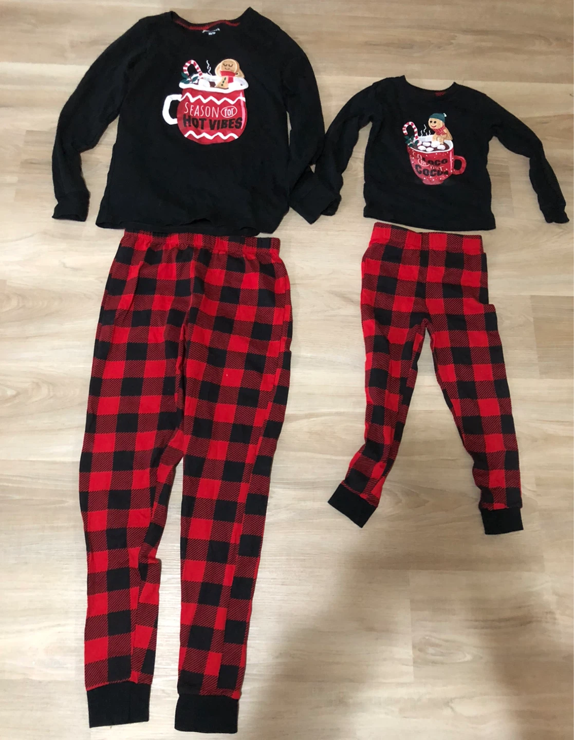 Jammers Black Christmas Pajama Set - XS/TP (4/5)