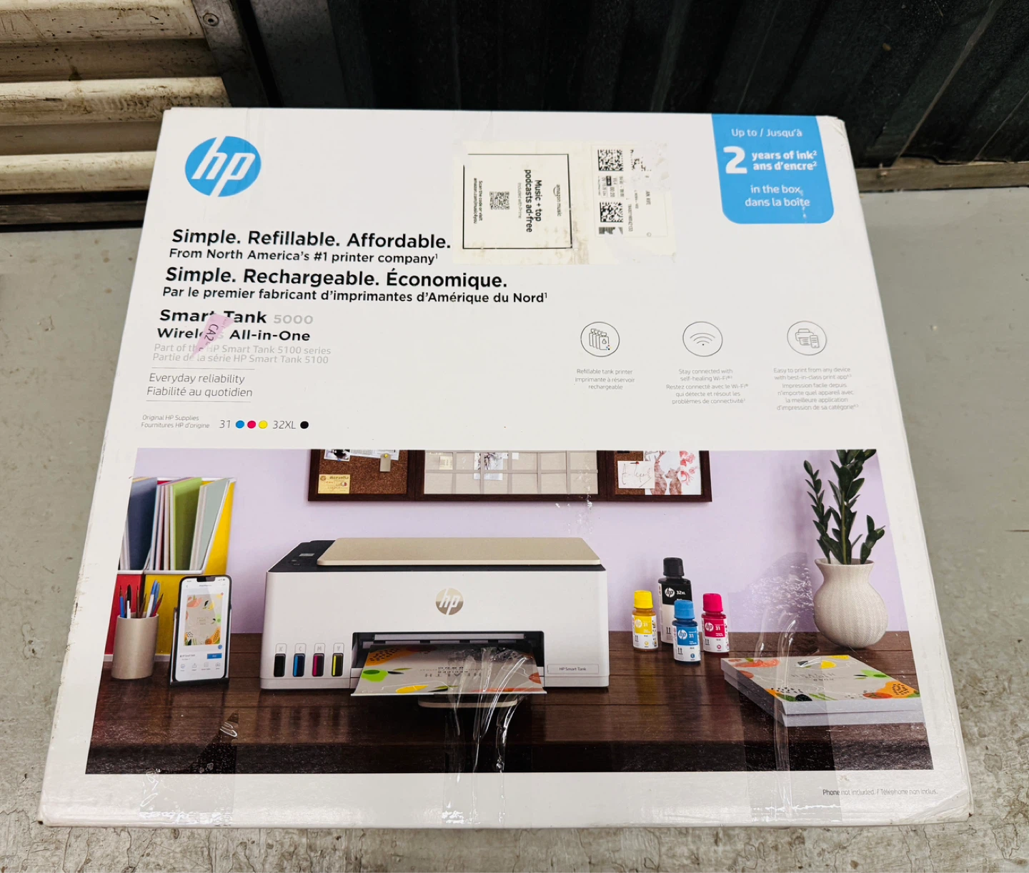 HP Smart Tank 5000 Wireless All-in-One Printer - photo 2