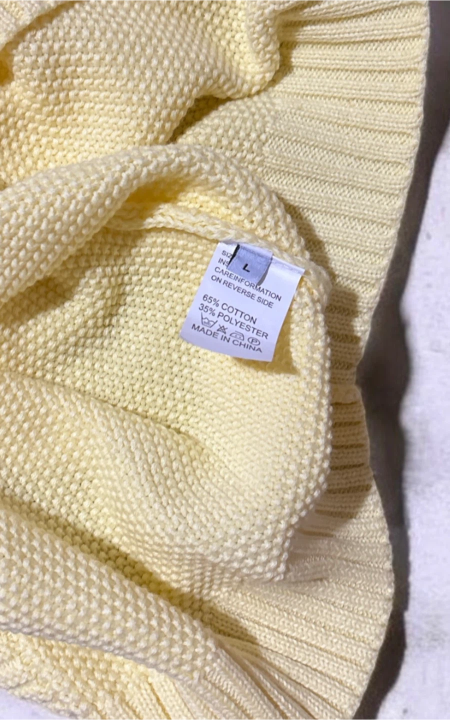 Yellow Sleeveless Sweater Vest Size L - photo 5