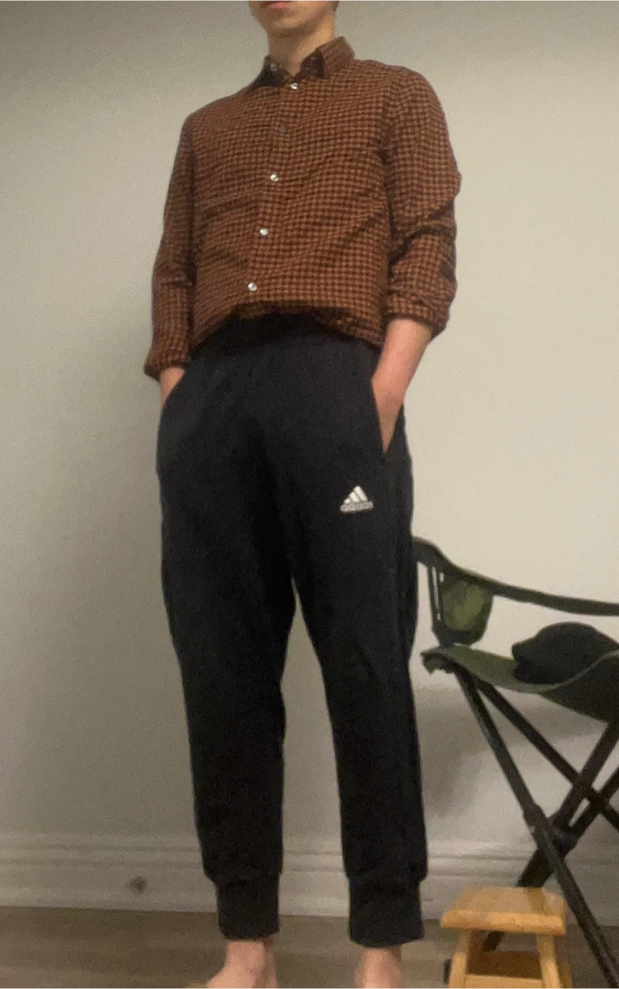 H&M Men's Gingham Long Sleeve Shirt - photo 2