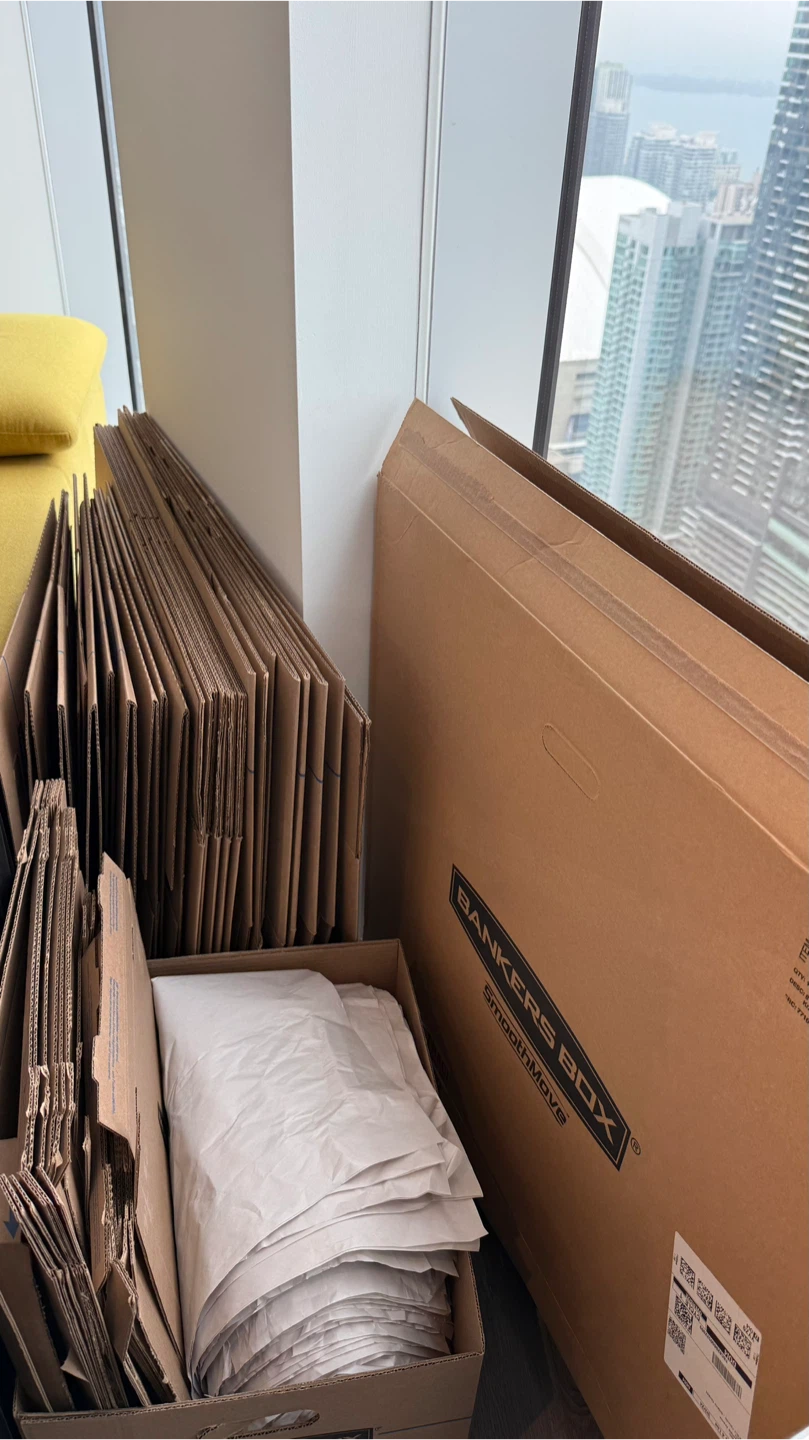 🔥 MOVING SALE – HEAVY DUTY BOXES + PACKING SET 🔥