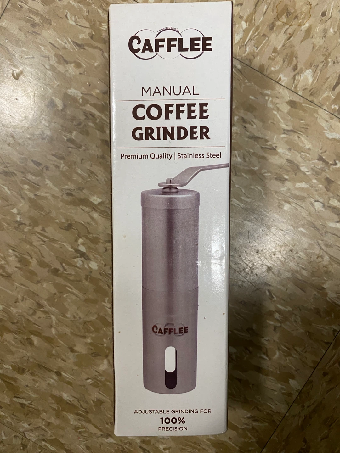 Cafflee Manual Coffee Grinder - Stainless Steel