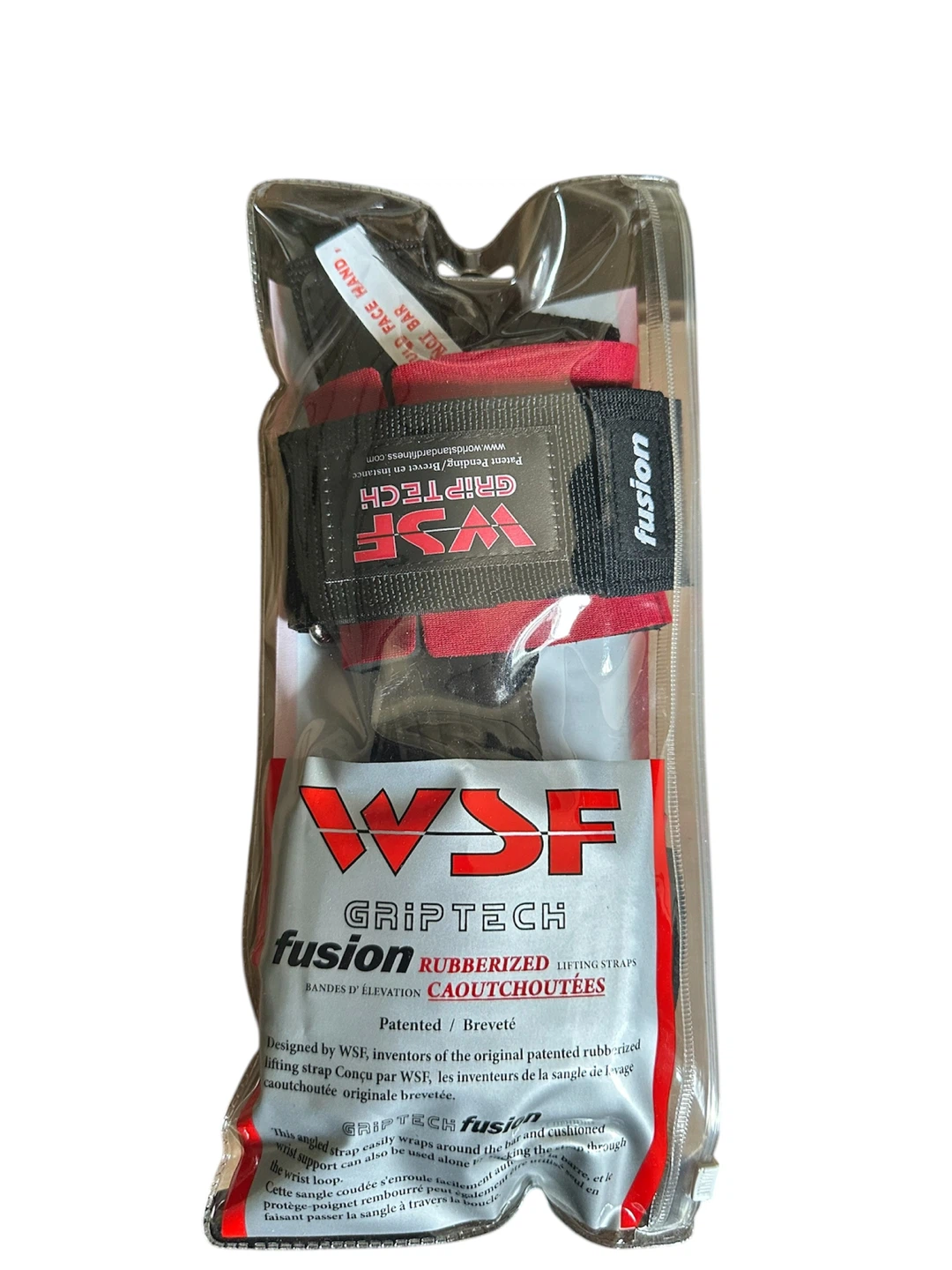 WSF GripTech Fusion Rubberized Lifting Straps