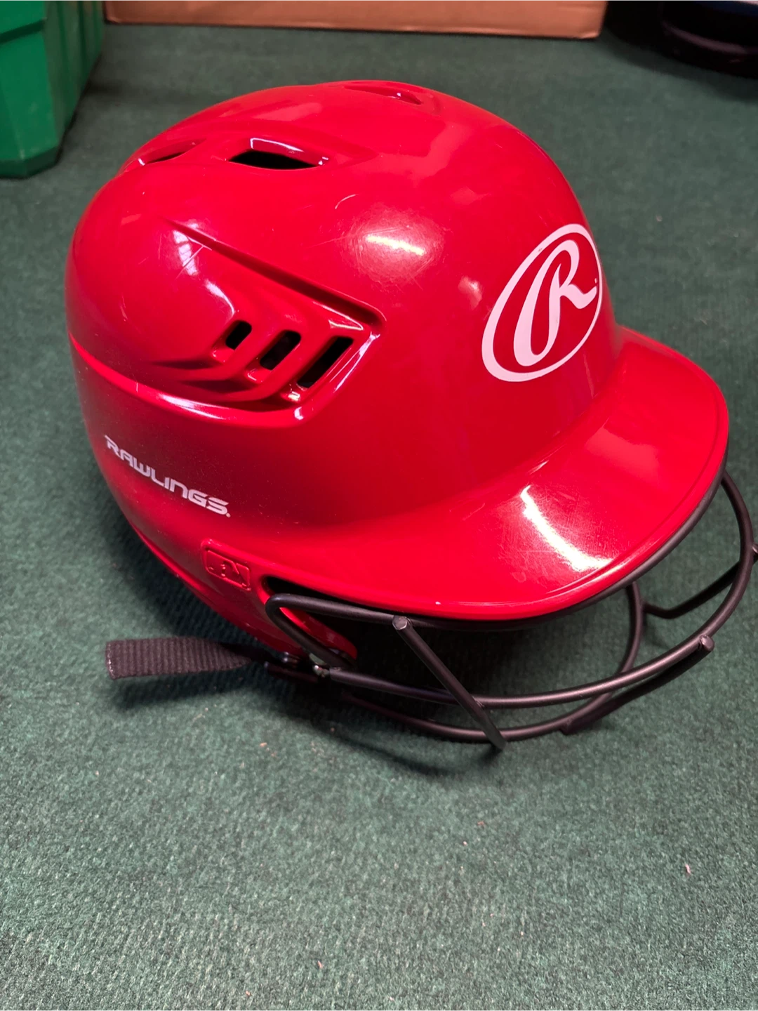 Rawlings R16J-J1 Youth Baseball Helmet (Red) – Great Condition