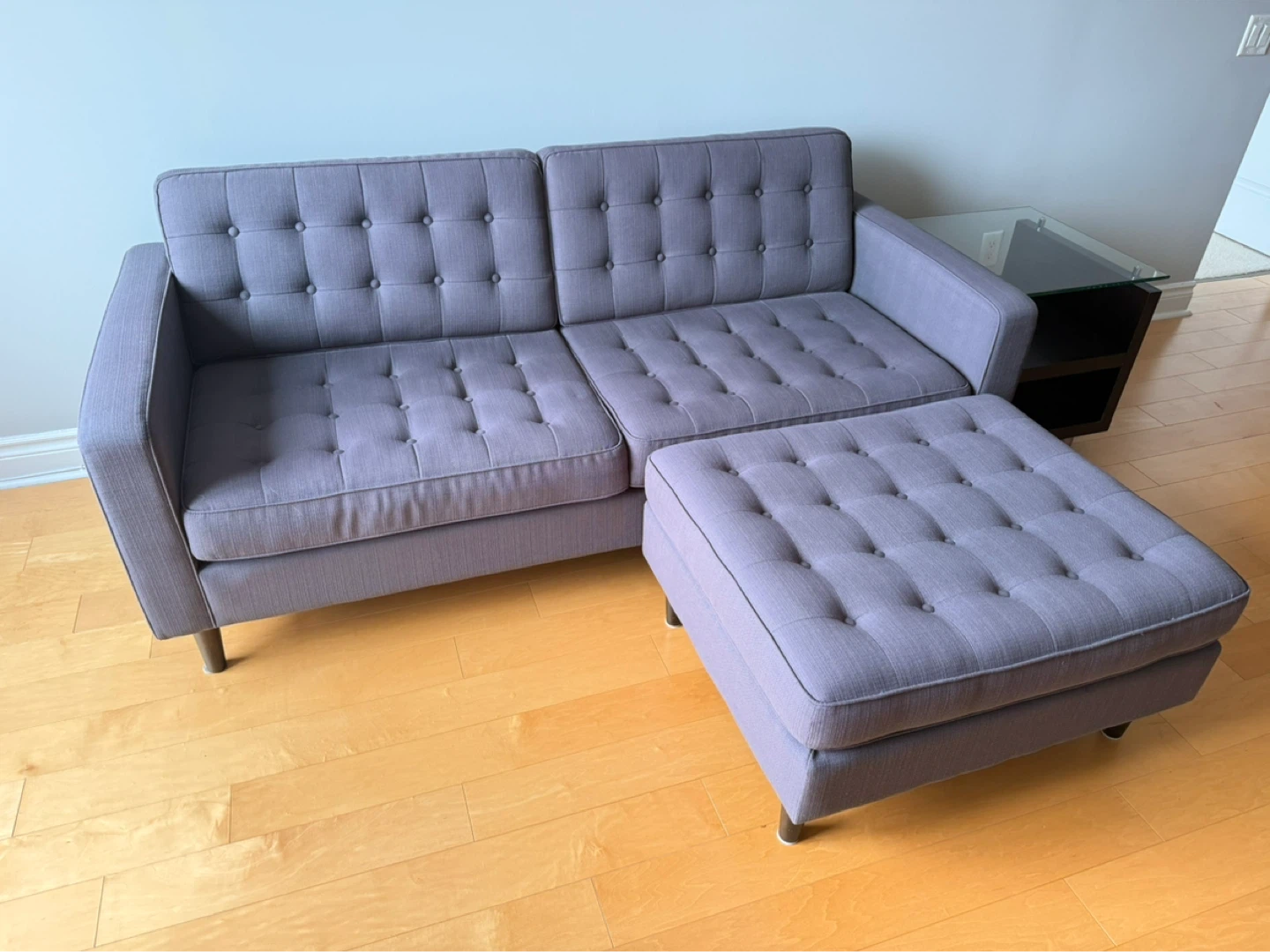EQ3 Sofa and Ottoman Set