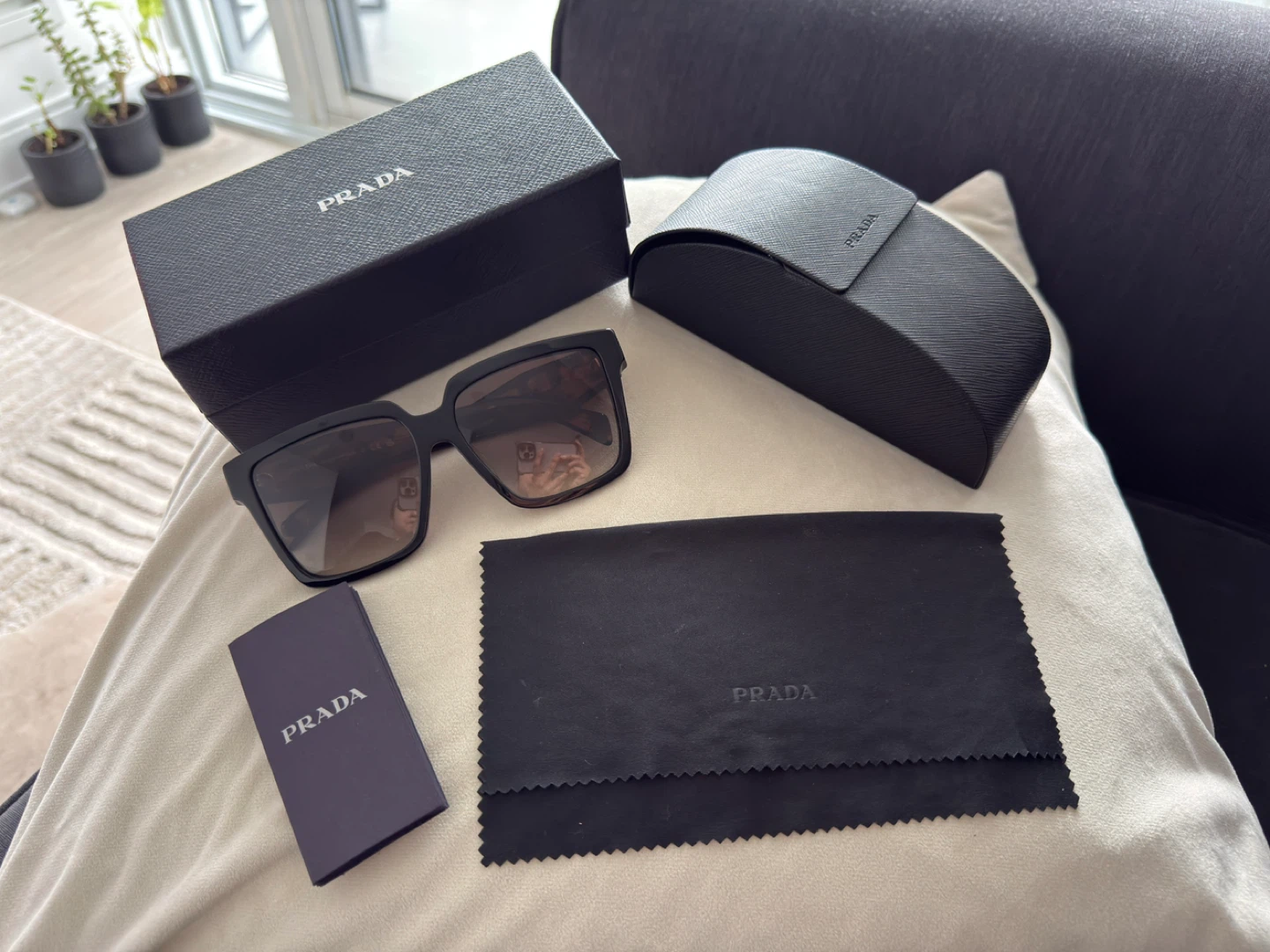 Prada Sunglasses with Case and Box