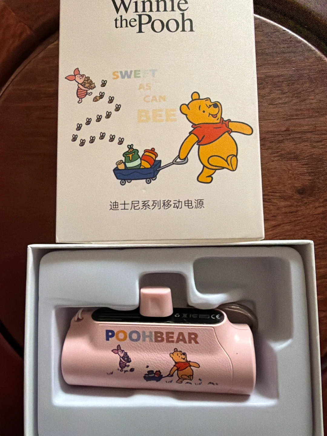 Disney Winnie the Pooh "Poohbear" Pink Portable Power Bank - photo 2