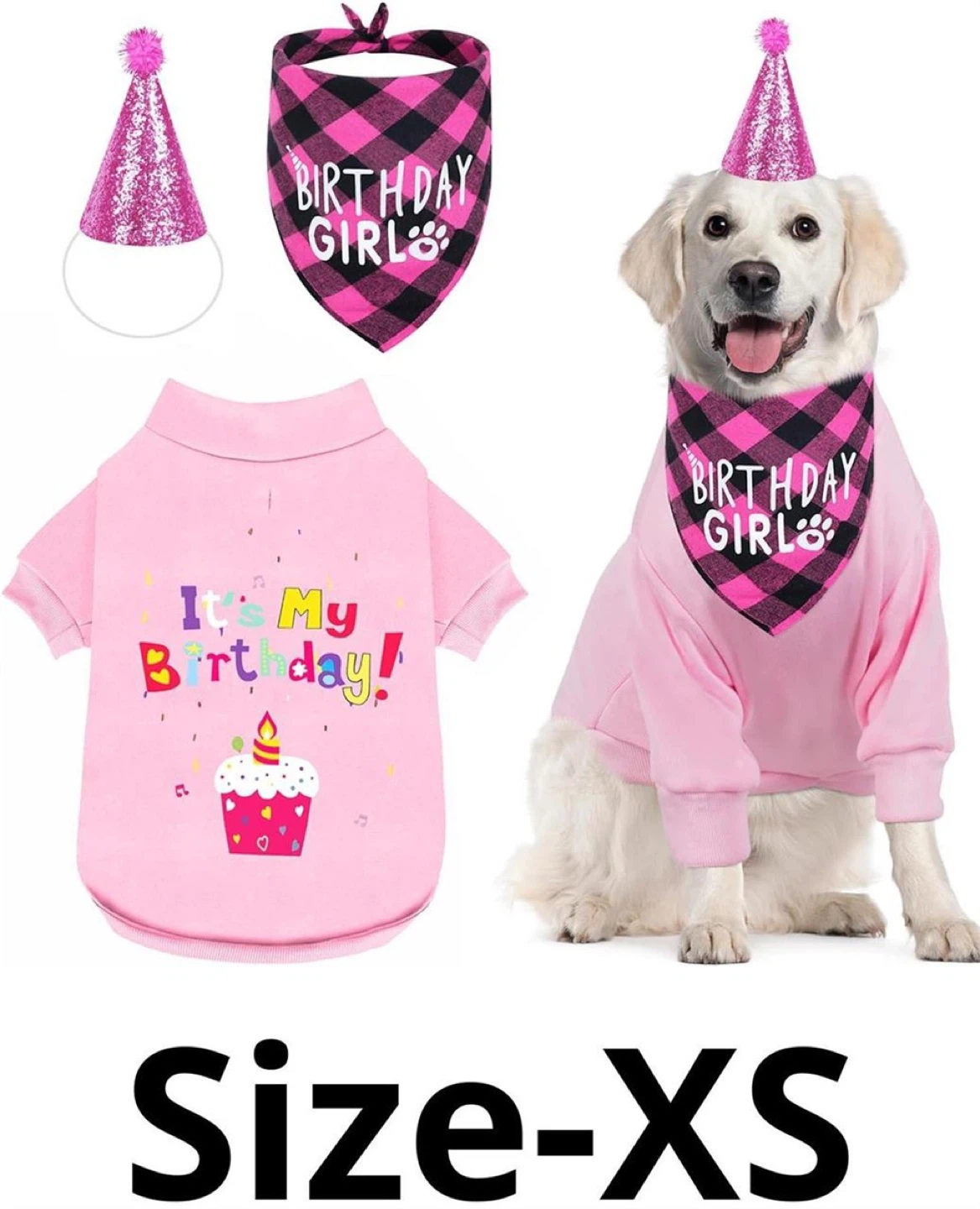 Dog Birthday Set - Sz XS