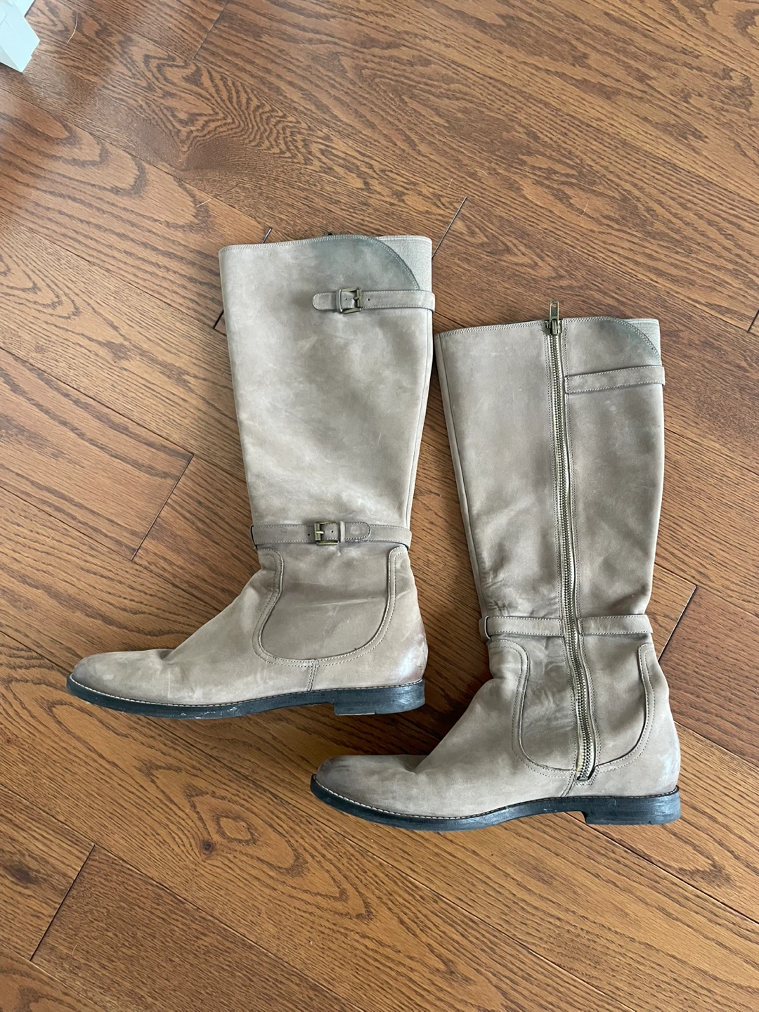 Cole Haan Women's Tall Boots Size 9.5 Tan Suede