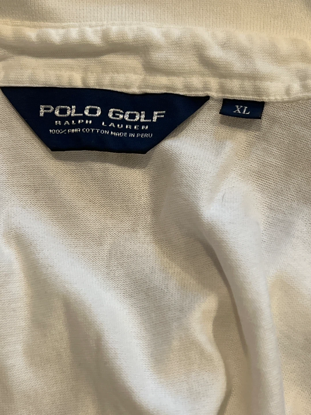Polo Golf Ralph Lauren White Long Sleeve Polo Shirt XL - photo 2