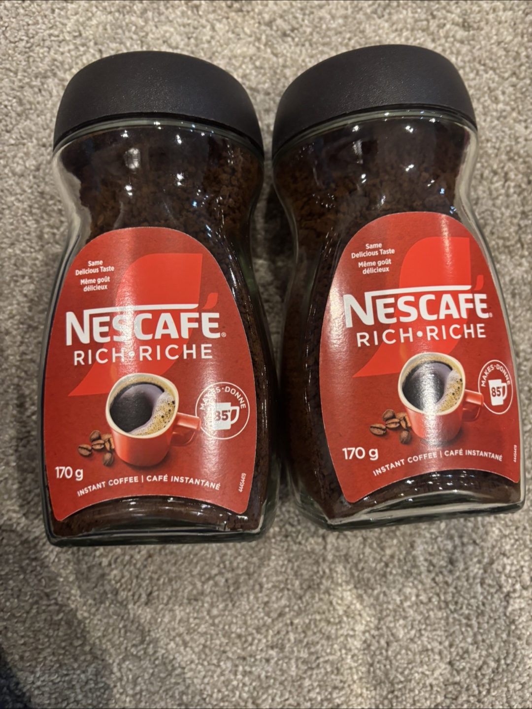 2x Nescafé Rich Richel Instant Coffee 170g
